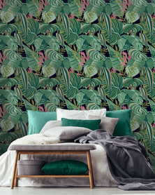  Mind the Gap WP20366 TROPICAL FOLIAGE Anthracite